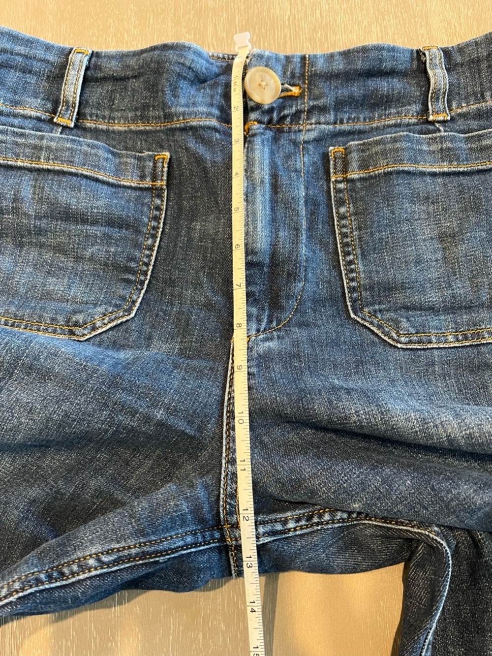 The Colette Crop High-Rise Wide-Leg denim Jeans by Maeve women’s size 29 - Picture 9 of 11